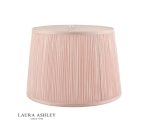Laura Ashley Hemsley Pleated Silk Empire Drum Shade Pink 30cm/12 inch - Image 3