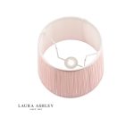 Laura Ashley Hemsley Pleated Silk Empire Drum Shade Pink 30cm/12 inch - Image 4