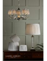 Laura Ashley Hemsley Silk Shade Silver 40.5cm/16 inch - Image 5