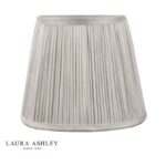 Laura Ashley Hemsley Silk Shade Silver 14cm/6 inch