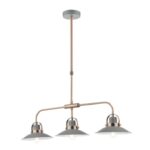 Liden 3lt Bar Pendant Graphite Copper