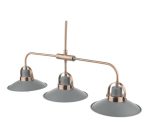 Liden 3lt Bar Pendant Graphite Copper - Image 4