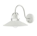 Liden Wall Light White & Polished Chrome