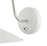Liden Wall Light White & Polished Chrome - Image 4