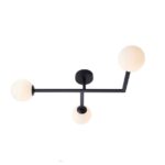 Spa 3lt Matt Black Semi Flush