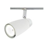 Loft 4lt Bar Spotlight Matt White Polished Chrome - Image 3