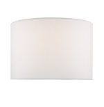 Lolek Ivory Faux Silk Drum Shade 36cm/14 inch