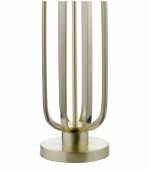 Lucie Table Lamp Satin Brass With Shade - Image 3