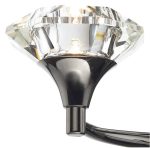 Luther 2lt Wall Light Black Chrome Crystal - Image 4