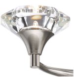 Luther 2lt Wall Light Satin Chrome Crystal - Image 4