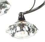Luther 4lt Semi Flush Black Chrome Crystal - Image 5