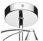 Luther 4lt Semi Flush Polished Chrome Crystal - Image 4