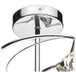 Luther 6lt Semi Flush Polished Chrome Crystal - Image 3