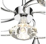 Luther 6lt Semi Flush Polished Chrome Crystal - Image 4