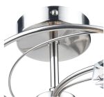 Luther 6lt Semi Flush Satin Chrome Crystal - Image 3