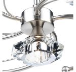 Luther 6lt Semi Flush Satin Chrome Crystal - Image 4