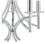 Lyon 5lt Pendant Polished Chrome & Crystal - Image 4