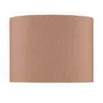 Madrid Taupe Faux Silk Drum Shade 31cm