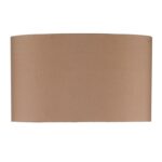 Madrid Taupe Faux Silk Drum Shade 43cm