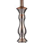 Madrid Table Lamp Satin Chrome With Shade - Image 4