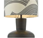 Miho Table Lamp Black/Bronze With Shade - Image 3