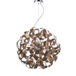 Rawley 9lt Ribbon Pendant Brushed Copper