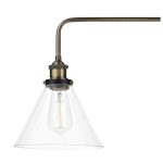 Ray 3lt Bar Pendant Antique Brass Clear - Image 4