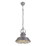 Samia Silver Industrial Look Pendant