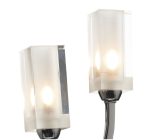 Morgan Double Wall Bracket Black Chrome - Image 4