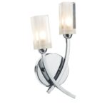Morgan Double Wall Bracket Polished Chrome