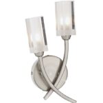 Morgan Double Wall Bracket Satin Chrome