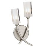 Morgan Double Wall Bracket Satin Chrome