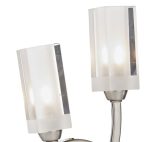 Morgan Double Wall Bracket Satin Chrome - Image 3