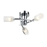 Morgan 3lt Semi Flush Polished Chrome