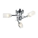 Morgan 3lt Semi Flush Polished Chrome