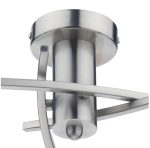 Morgan 3lt Semi Flush Satin Chrome - Image 3