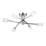 Morgan 6lt Semi Flush Polished Chrome