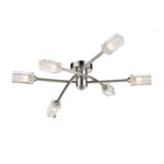 Morgan 6lt Semi Flush Satin Chrome