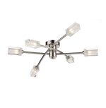 Morgan 6lt Semi Flush Satin Chrome