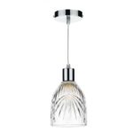 Motif Easy Fit Pendant Clear Glass