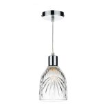 Motif Easy Fit Pendant Clear Glass