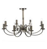 Murray 8lt Dual Mount Pendant Antique Brass