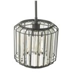 Naeva Pendant Satin Black & Crystal - Image 3