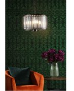 Naeva 3lt Pendant Satin Black Crystal - Image 5