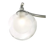 Nakita 3lt Semi Flush Polished Chrome With Clear/Opal Glass - Image 4
