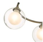 Nakita 6lt Semi Flush Antique Brass With Clear/Opal Glass - Image 4