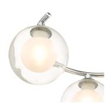 Nakita 6lt Semi Flush Polished Chrome With Clear/Opal Glass - Image 5