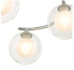 Nakita 6lt Semi Flush Polished Chrome With Clear/Opal Glass - Image 7