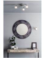 Nakita Wall Light Polished Chrome With Clear/Opal Glass - Image 7