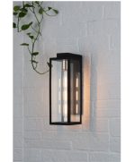 Naxos Wall Light Black Glass IP43 - Image 4
